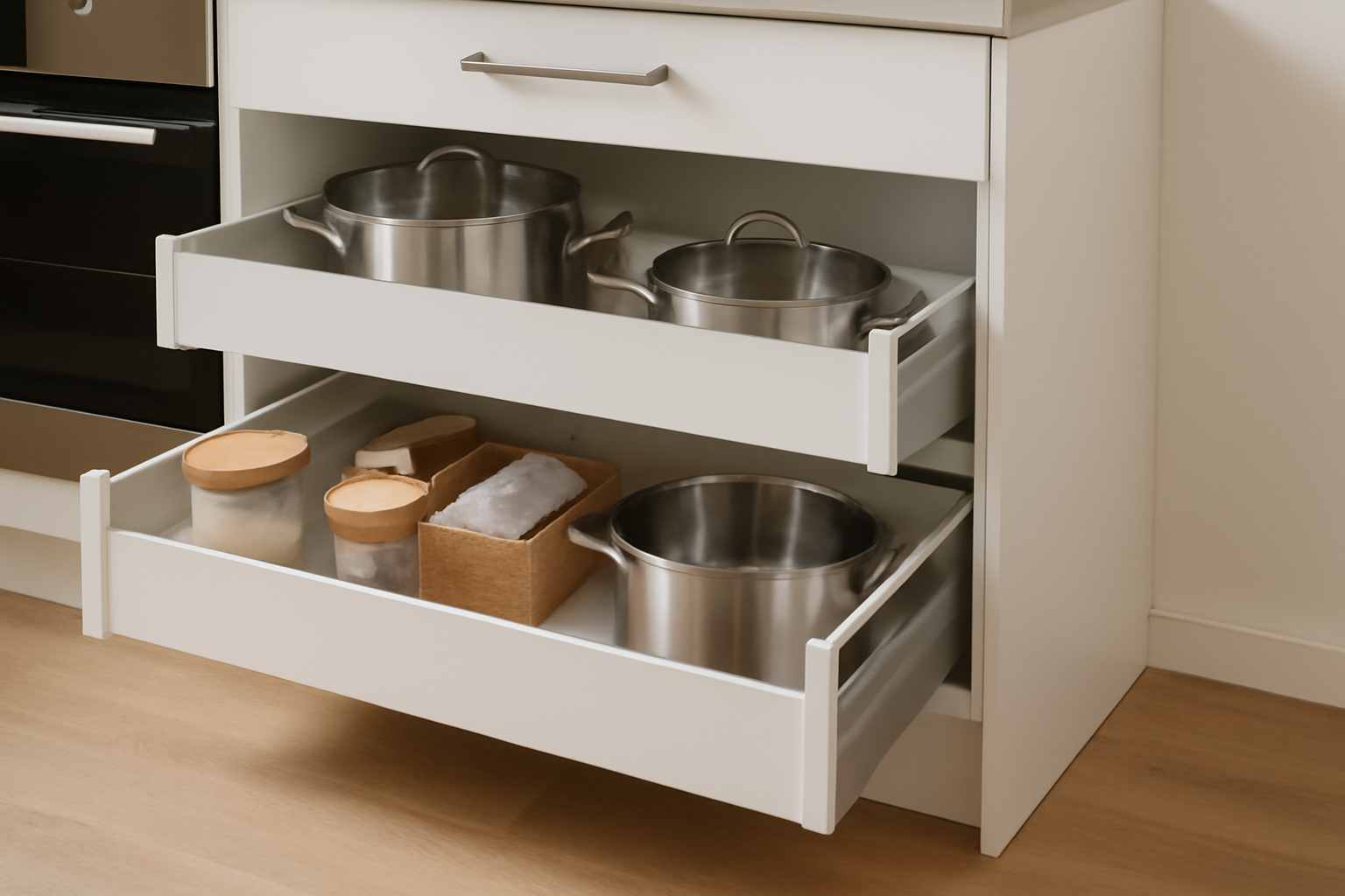 Pull-Out Drawers Installation