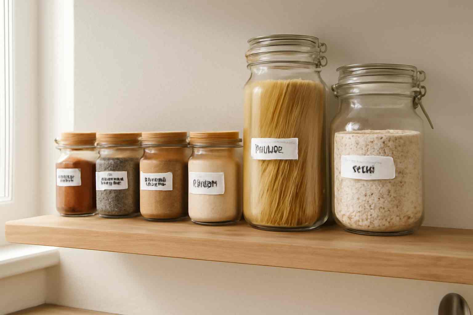 Using Transparent Jars and Containers