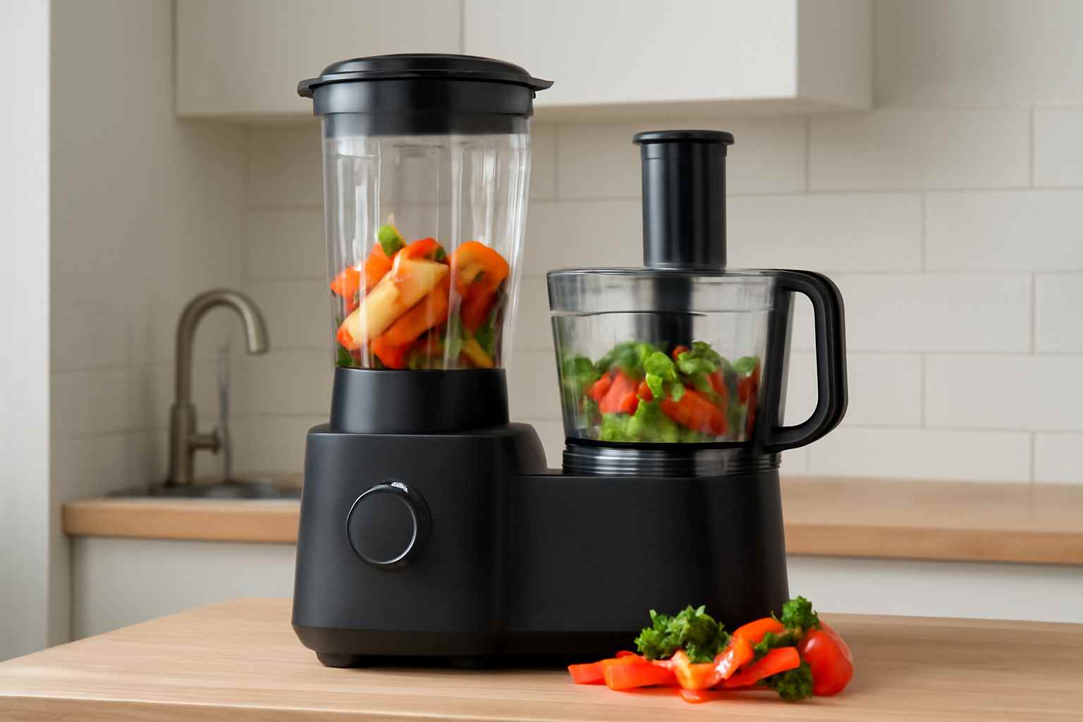 Blender and food processor combo for small kitchens