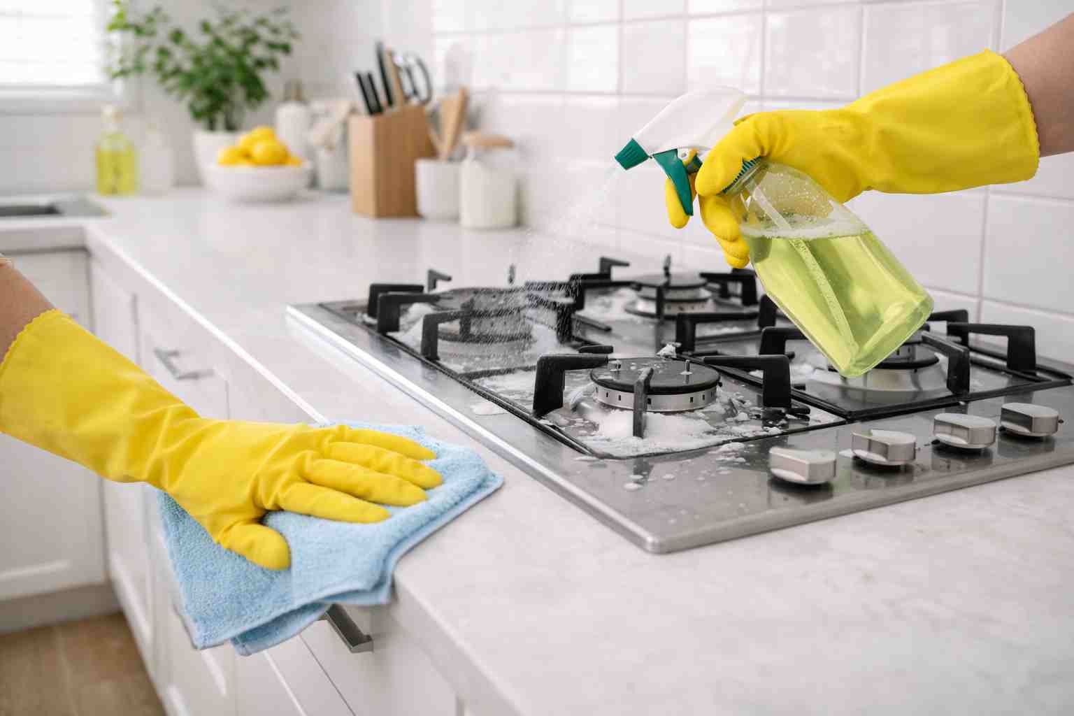 how to start cleaning your kitchen
