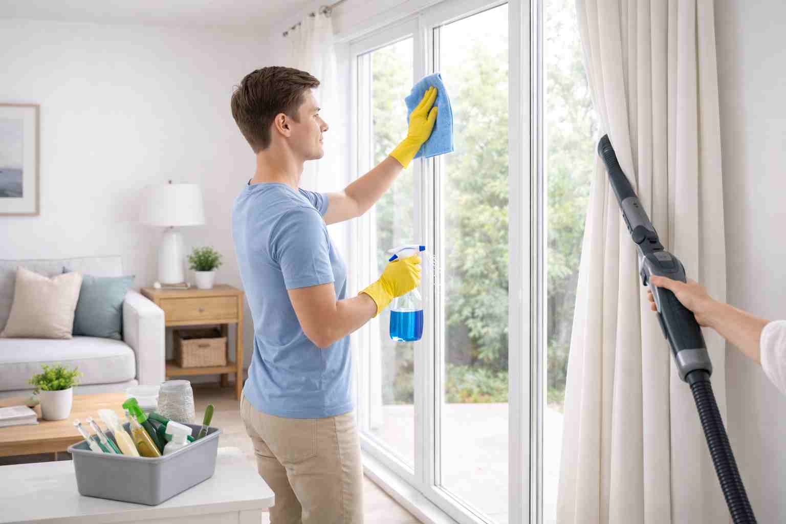 Monthly home maintenance tasks for a clean house