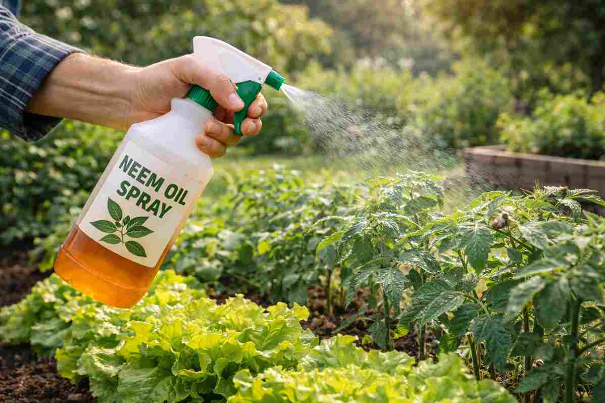 Natural pest control methods for garden plants