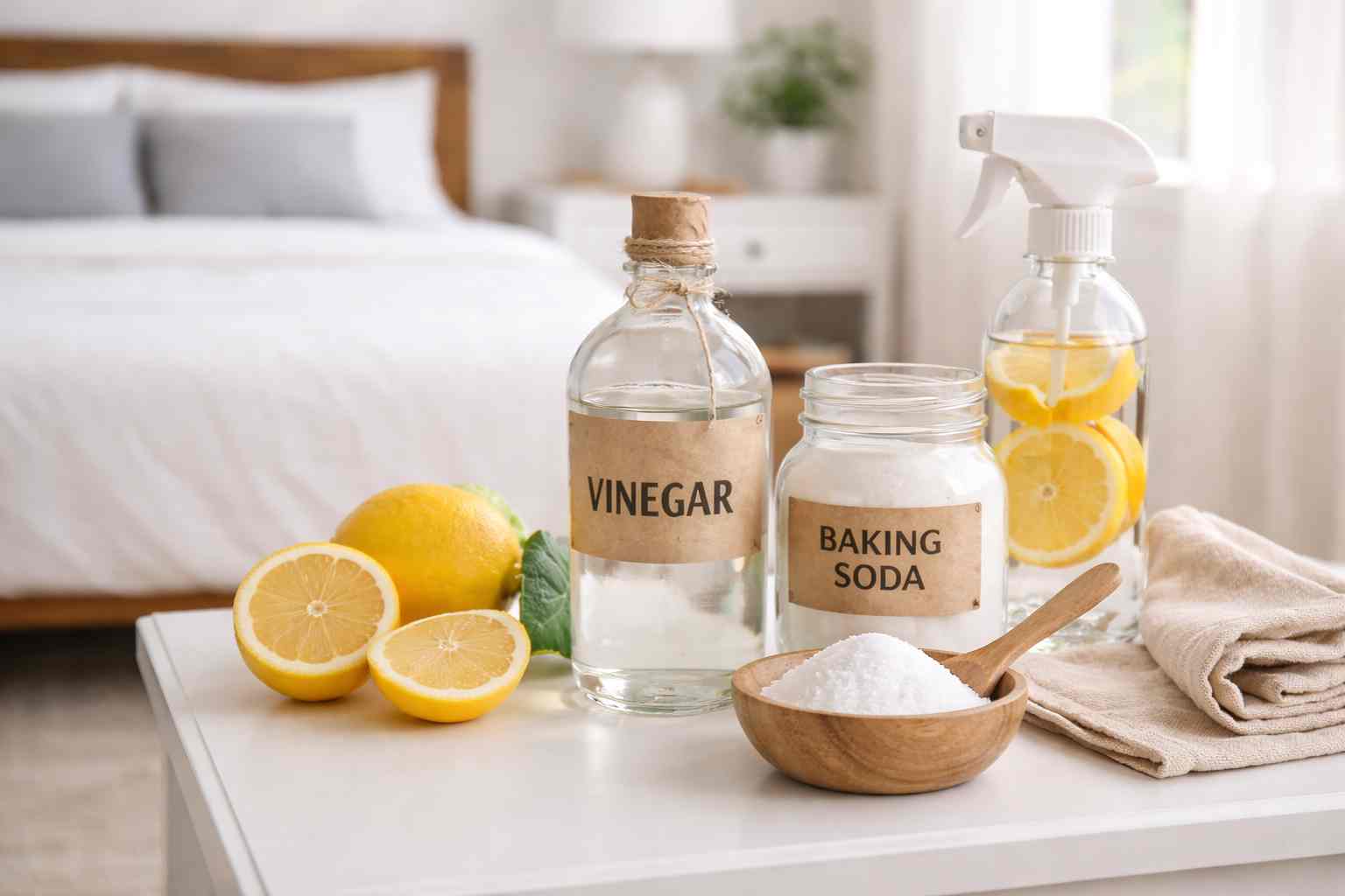 natural cleaners for bedroom cleaning