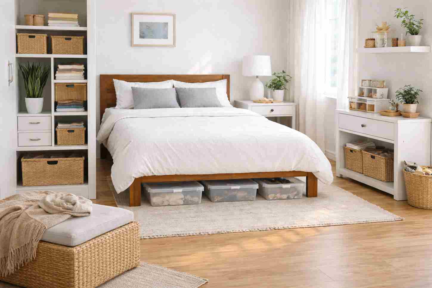 smart storage ideas for a clean room