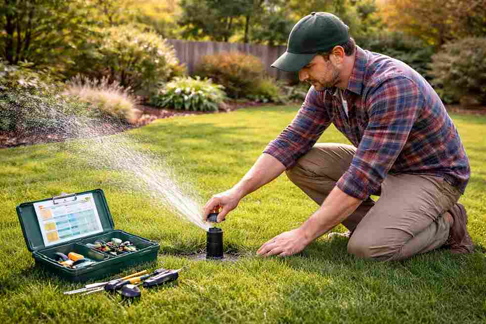Yearly lawn watering schedule
