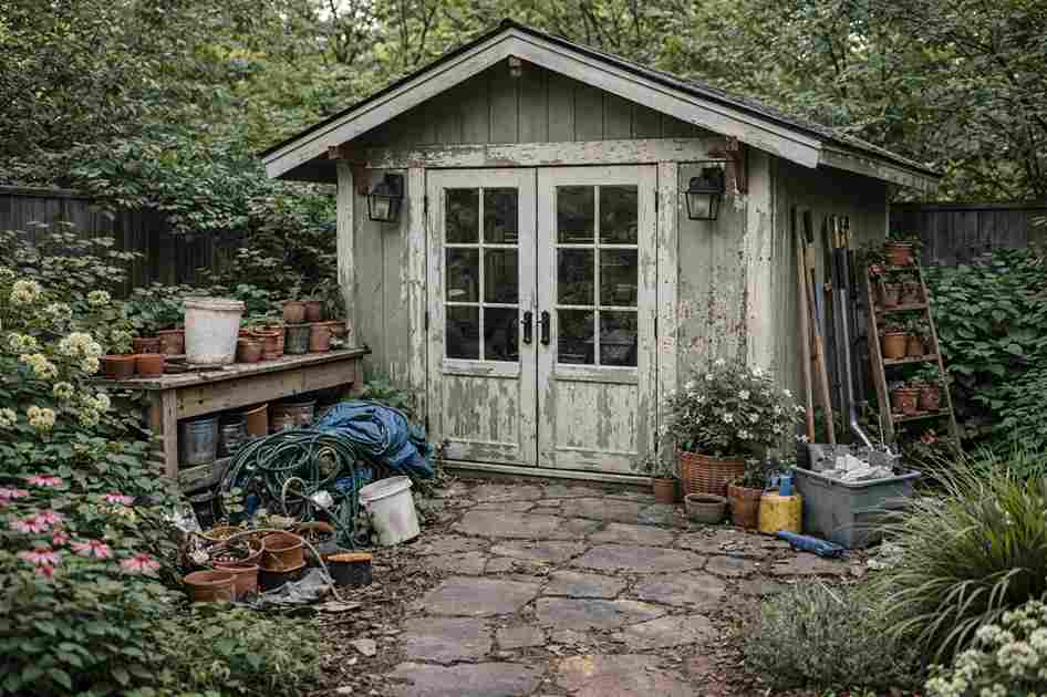 Common garden shed decoration mistakes
