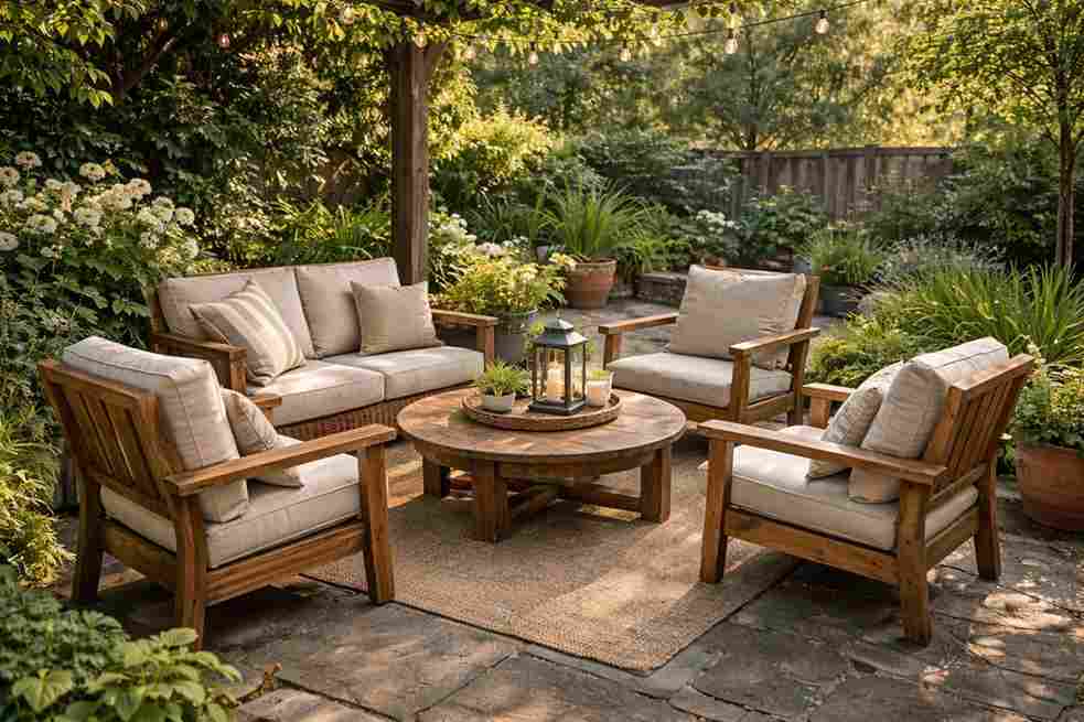 Choosing the right seating for an outdoor living space